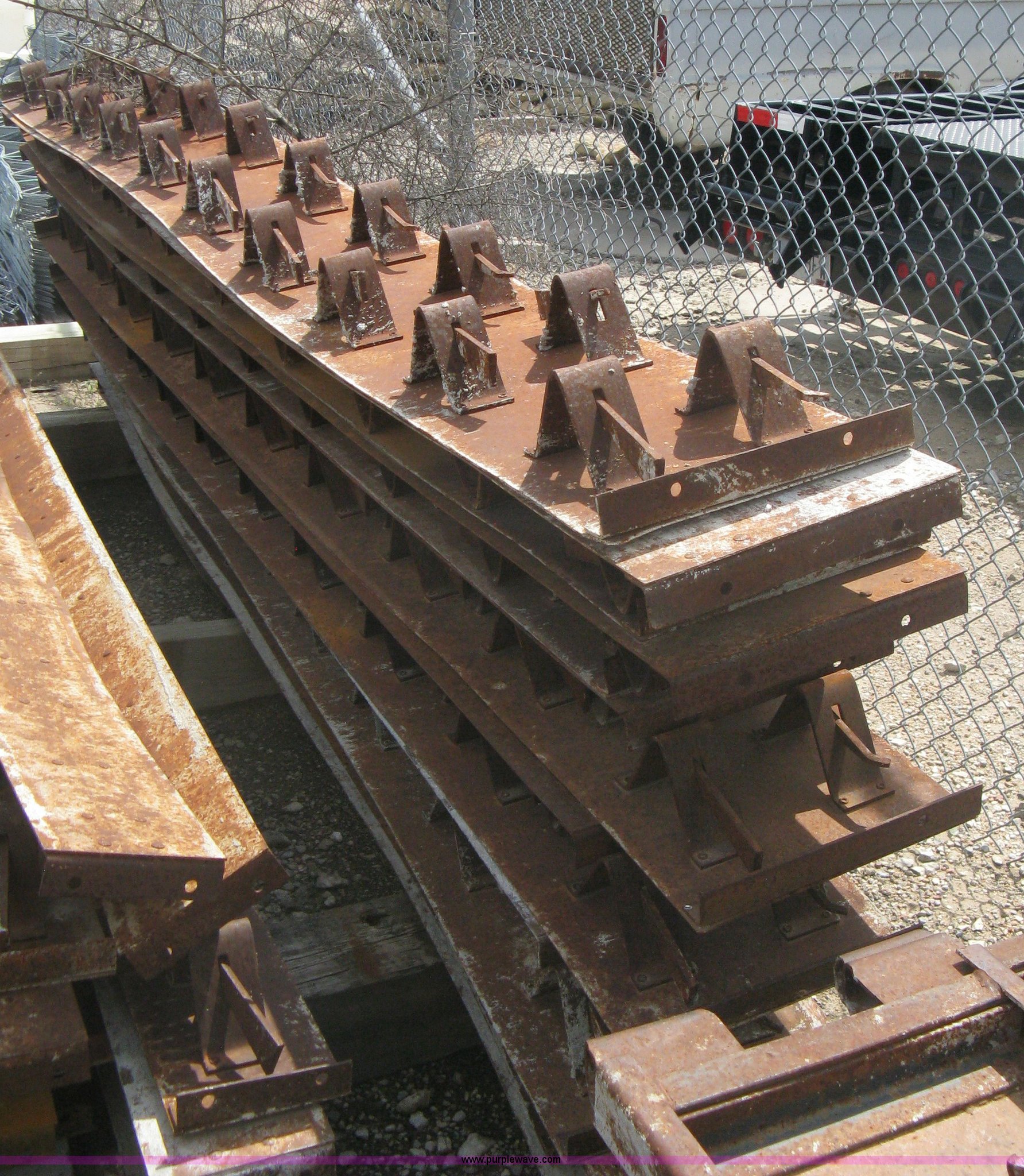 (15) three pin 12" metal concrete forms in Wichita, KS Item G9900