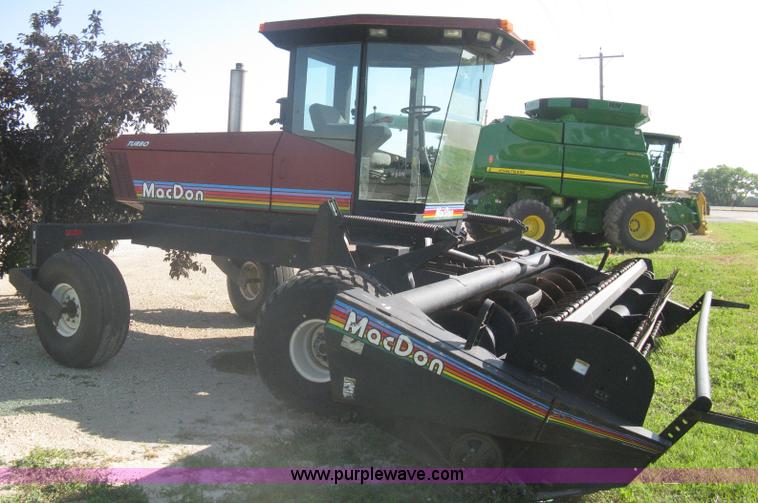 image for item A6383 1994 Mac Don Turbo 9000 self propelled swather