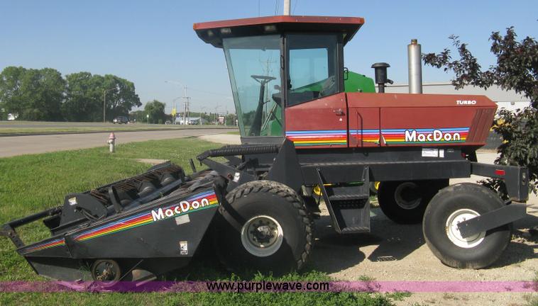 image for item A6383 1994 Mac Don Turbo 9000 self propelled swather