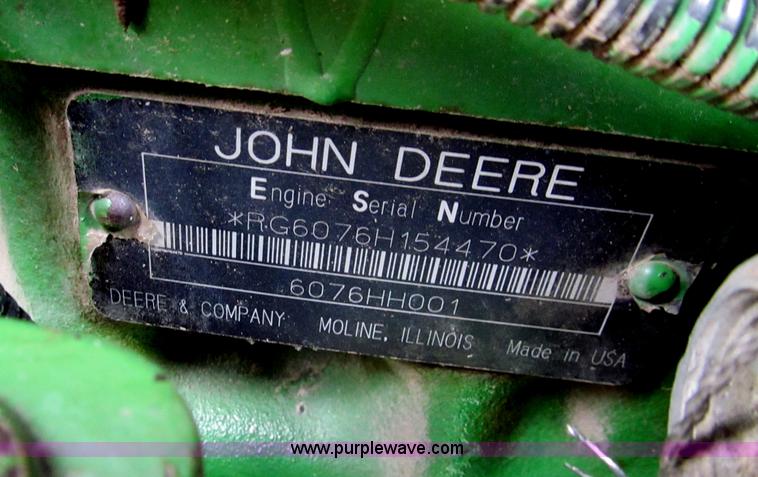 image for item D3227 1991 John Deere 9600 RWA combine