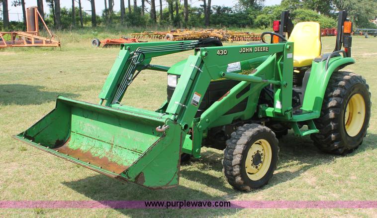 image for item D3238 2003 John Deere 4310 MFWD tractor