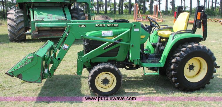 image for item D3238 2003 John Deere 4310 MFWD tractor