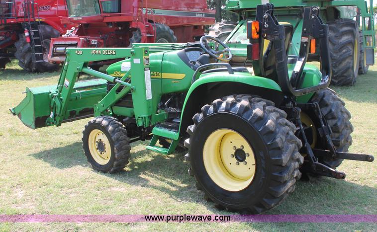 image for item D3238 2003 John Deere 4310 MFWD tractor