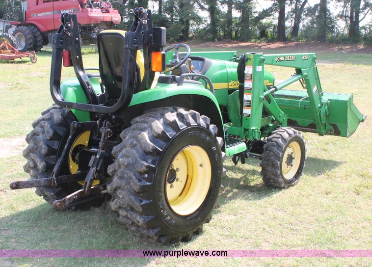 image for item D3238 2003 John Deere 4310 MFWD tractor