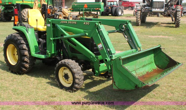 image for item D3238 2003 John Deere 4310 MFWD tractor