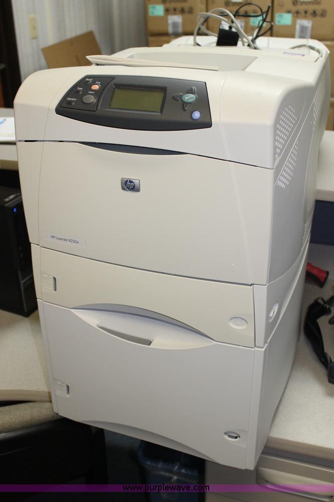 image for item B1297 Hewlett Packard LaserJet 4250N printer