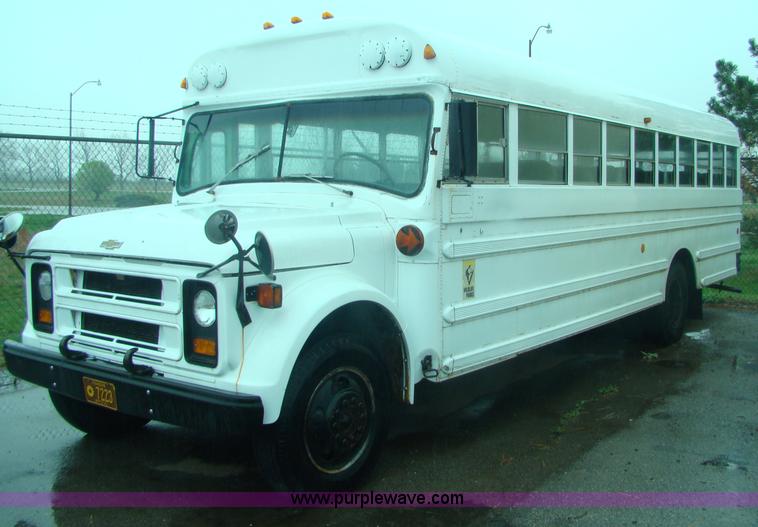 image for item B1314 1980 Chevrolet SS24 school bus