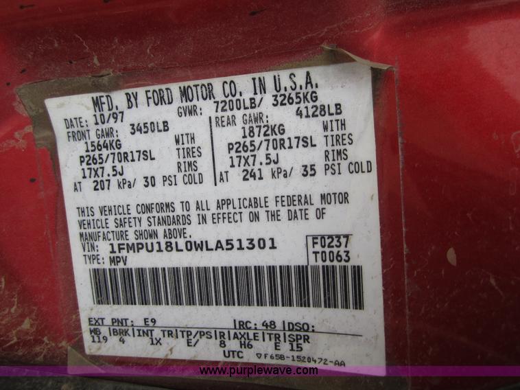 image for item B3193 1998 Ford Expedition SUV