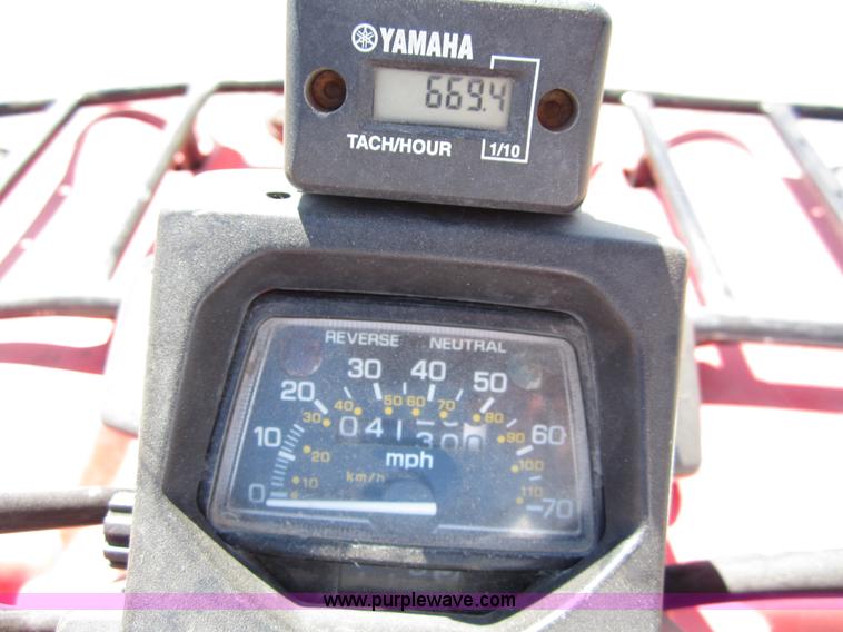 image for item B3202 2001 Yamaha Grizzly 600 ATV