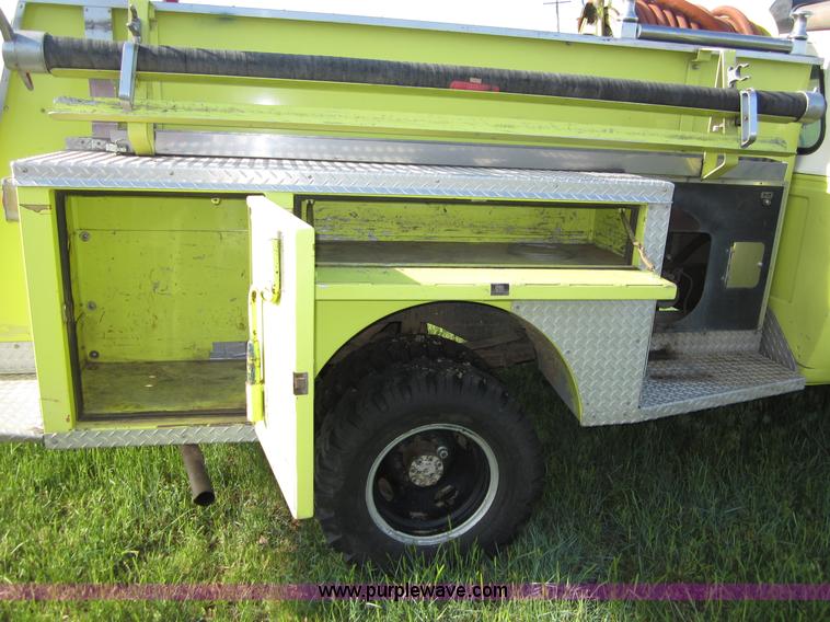 image for item B3233 1975 Dodge W30 mini pumper fire truck