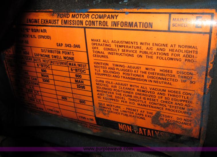 image for item B3234 1979 Ford F600 fire truck