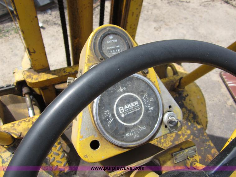 image for item B3257 Baker 6,000 lb forklift