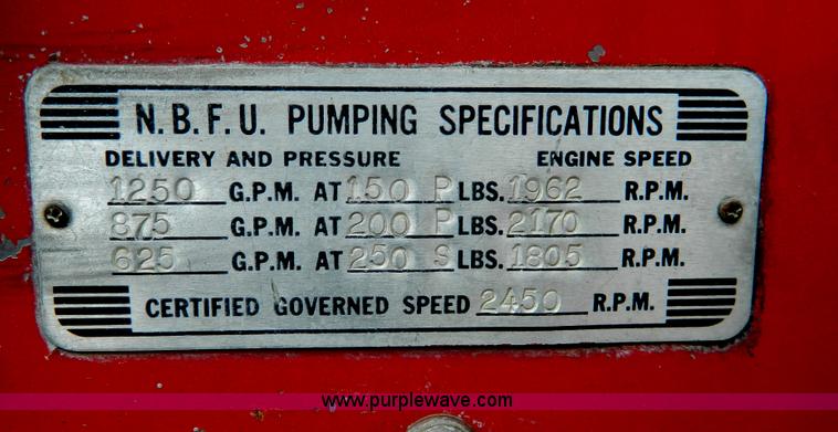 image for item B3672 1973 American LaFrance 100' ladder truck