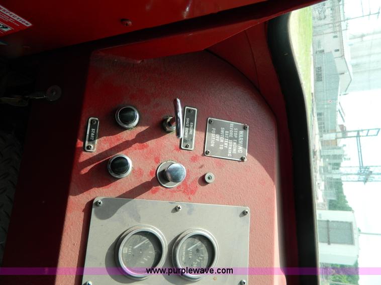 image for item B3672 1973 American LaFrance 100' ladder truck