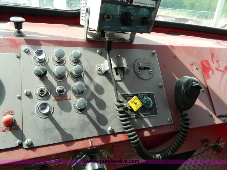 image for item B3672 1973 American LaFrance 100' ladder truck