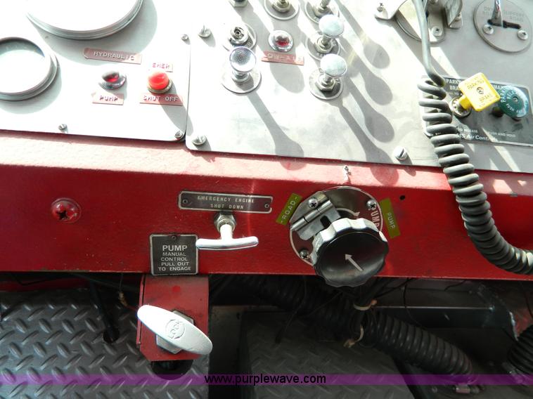 image for item B3672 1973 American LaFrance 100' ladder truck