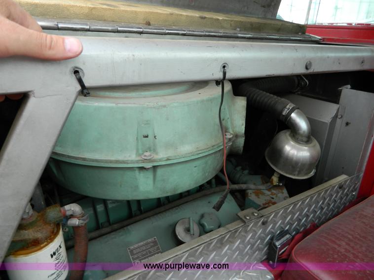 image for item B3672 1973 American LaFrance 100' ladder truck