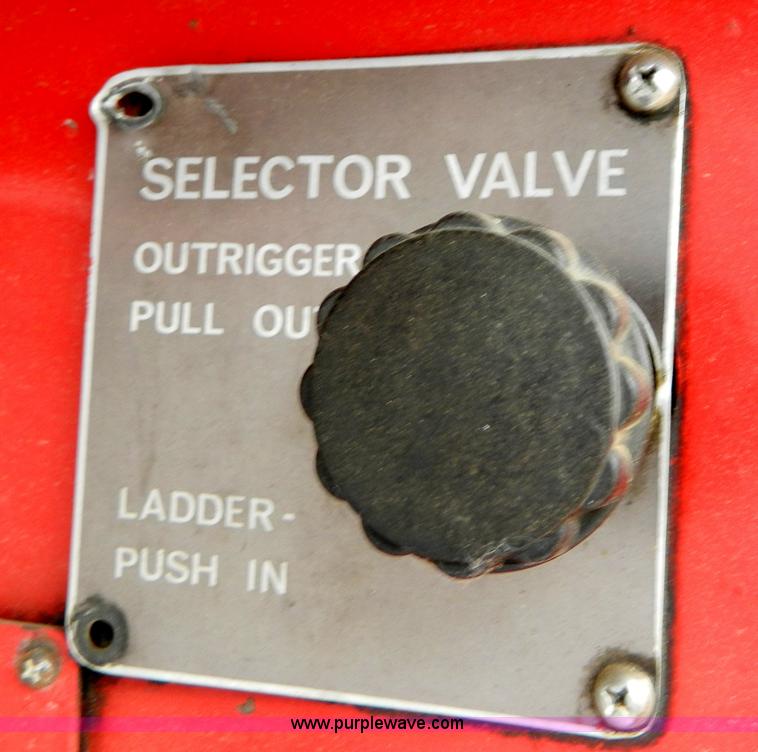 image for item B3672 1973 American LaFrance 100' ladder truck