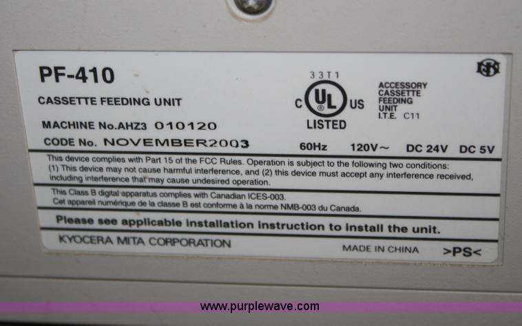 image for item B6740 2003 Copystar CS1620 copier