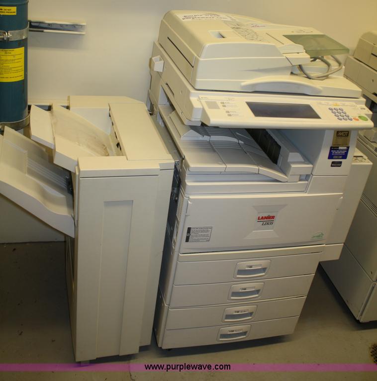 Lanier LD135 copy machine in Leavenworth, KS Item B6777 sold Purple