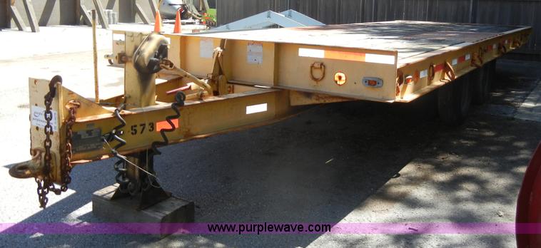 image for item D4078 1986 Load King 92TT 24' tip construction trailer