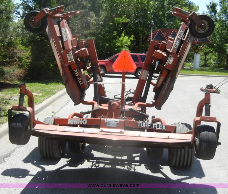 image for item D4105 Rhino TX145 grounds keeper mower