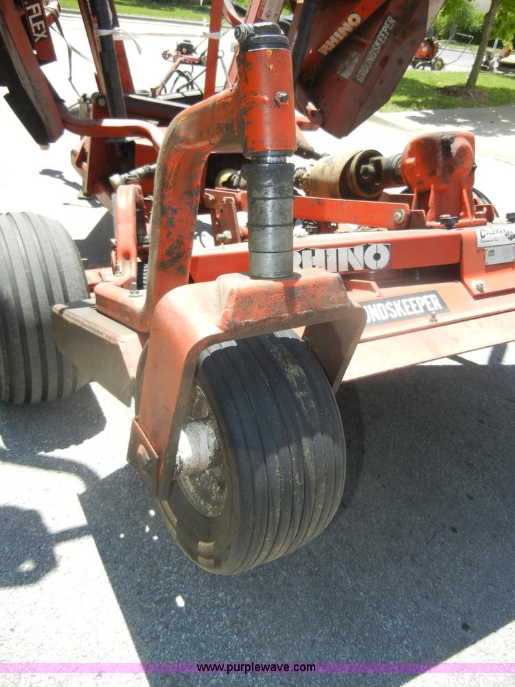 image for item D4105 Rhino TX145 grounds keeper mower