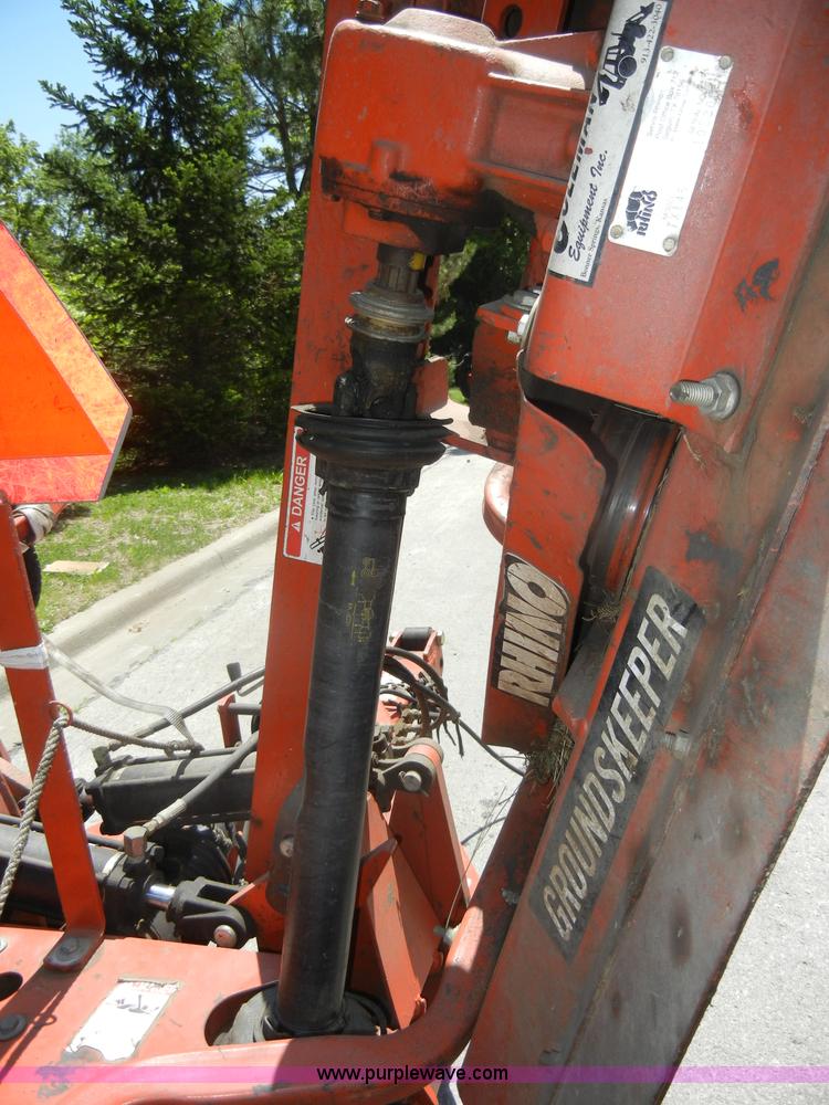 image for item D4105 Rhino TX145 grounds keeper mower