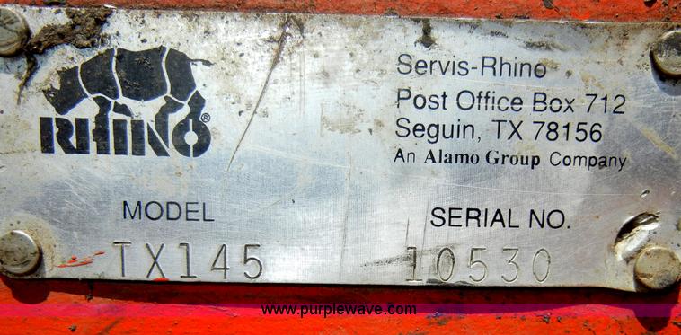 image for item D4105 Rhino TX145 grounds keeper mower