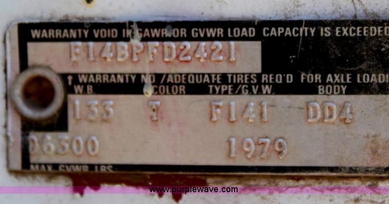 image for item D5029 1979 Ford F150 Custom pickup truck