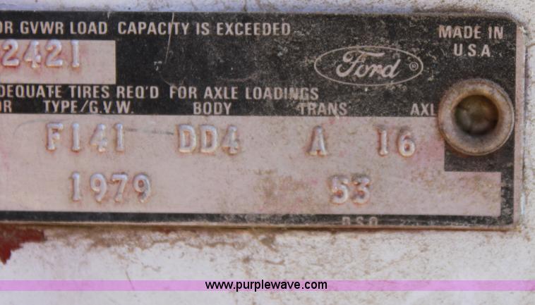 image for item D5029 1979 Ford F150 Custom pickup truck