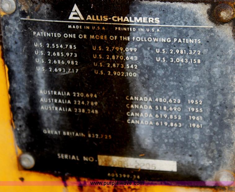 image for item D5030 Allis-Chalmers M100B motor grader