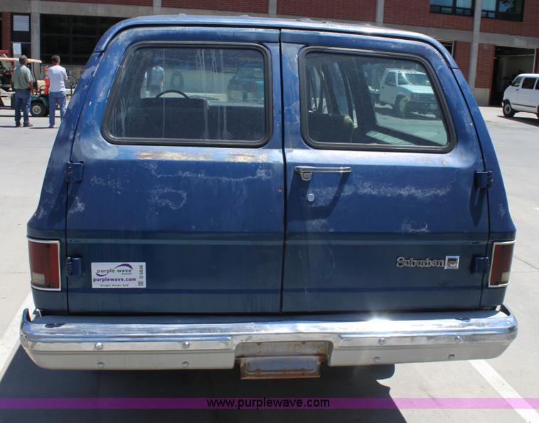 image for item D5036 1983 Chevrolet Suburban K20 Custom Deluxe SUV