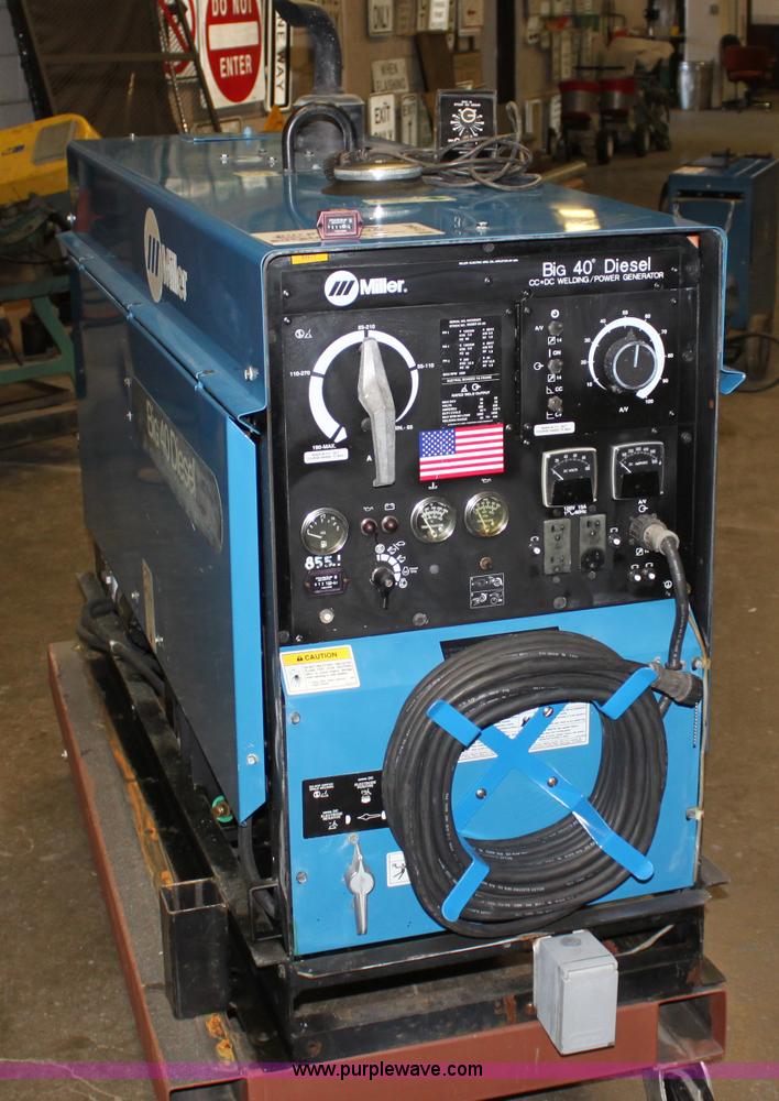 image for item D5040 Miller Big 40 diesel constant current DC welder/generator