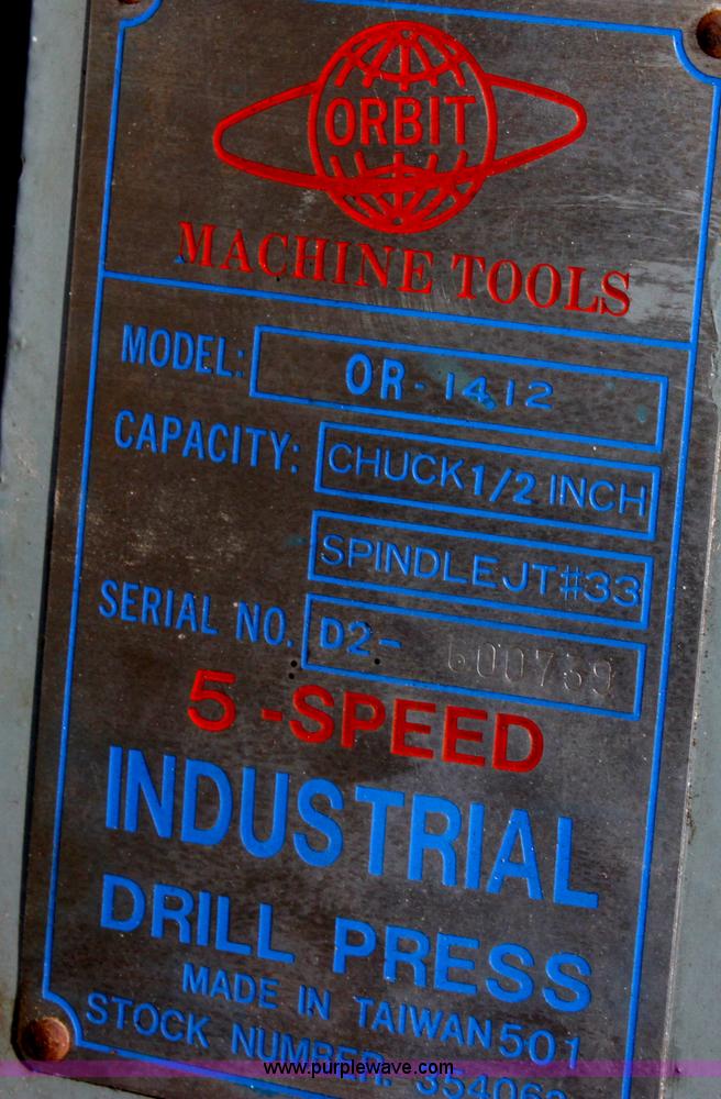 image for item D5055 Orbit five speed drill press