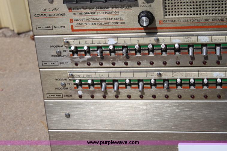 image for item D5057 Rauland intercom system