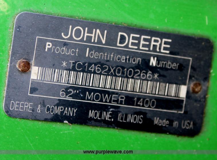 image for item D7967 John Deere 1445 mower