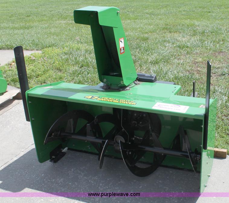 image for item D7968 John Deere 47 snow blower