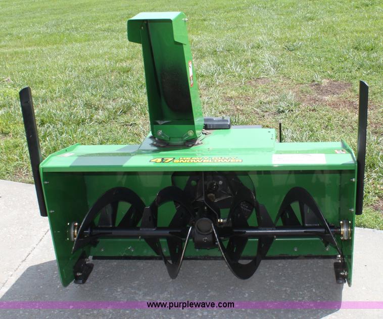 image for item D7968 John Deere 47 snow blower
