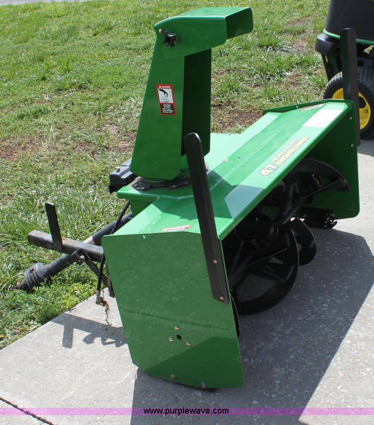 image for item D7968 John Deere 47 snow blower