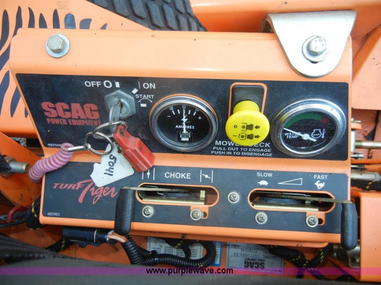 image for item K9215 2007 Scag Turf Tiger ZTR mower