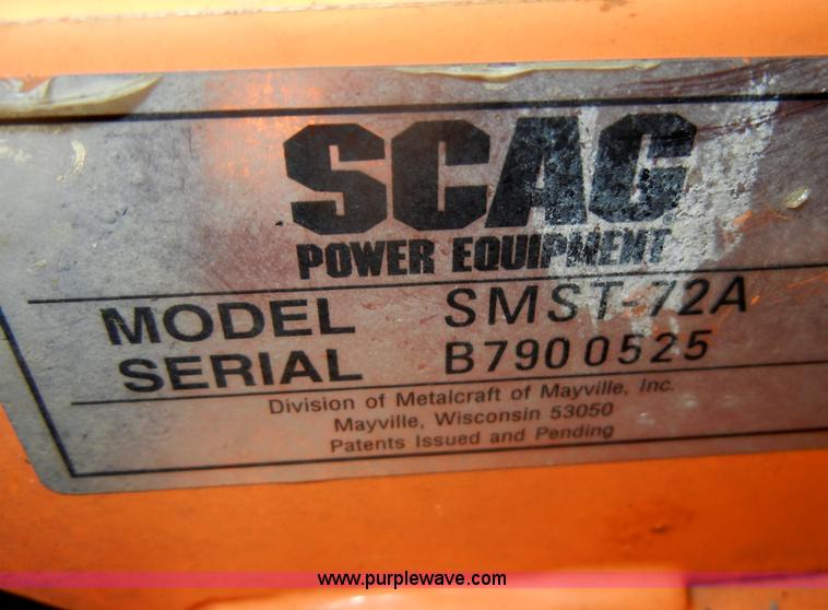 image for item K9215 2007 Scag Turf Tiger ZTR mower