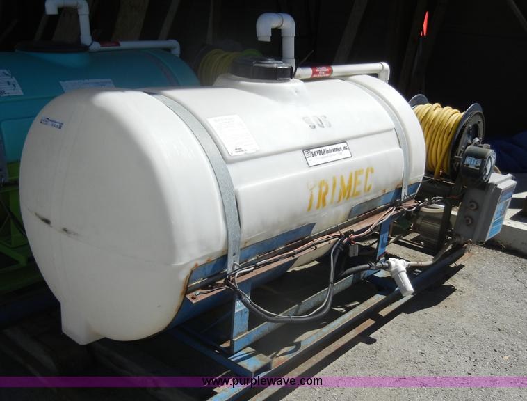 image for item K9216 200 gallon chemical spray tank on skid