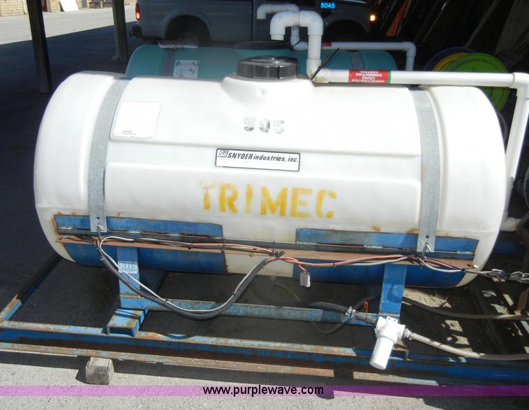 image for item K9216 200 gallon chemical spray tank on skid