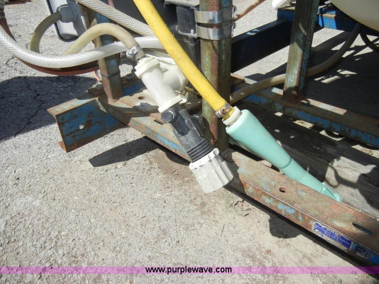 image for item K9216 200 gallon chemical spray tank on skid