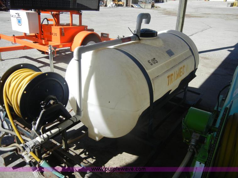 image for item K9216 200 gallon chemical spray tank on skid