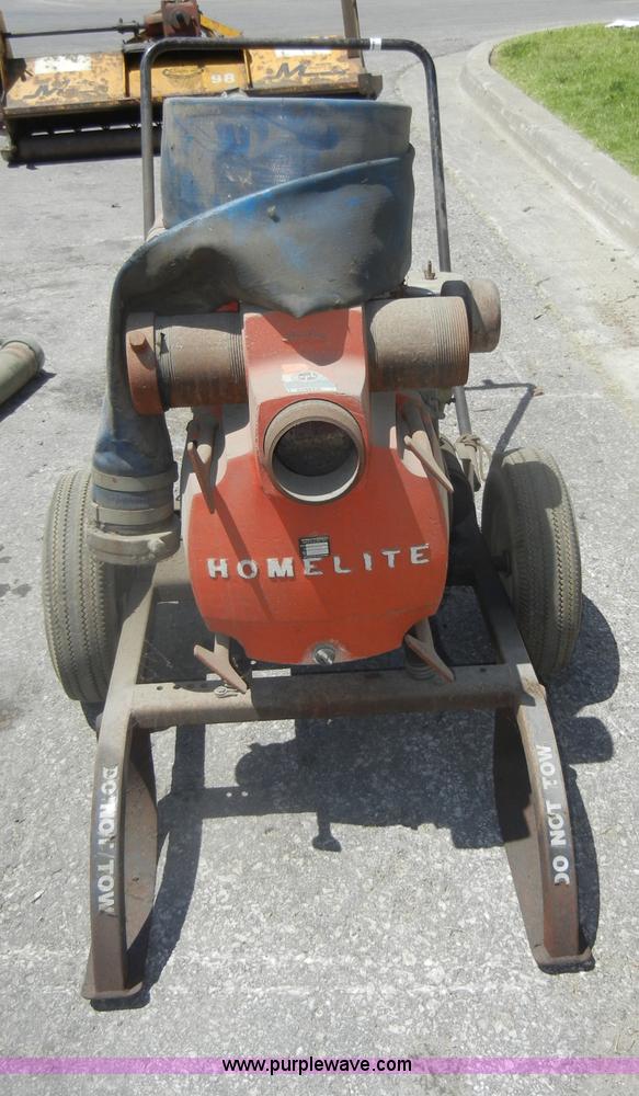 image for item K9247 Homelite 4" trash pump