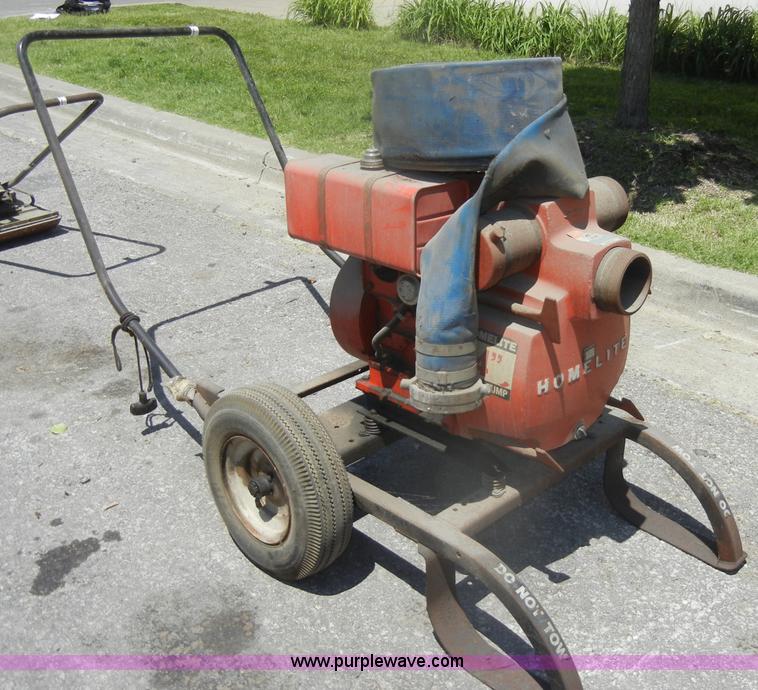 image for item K9247 Homelite 4" trash pump