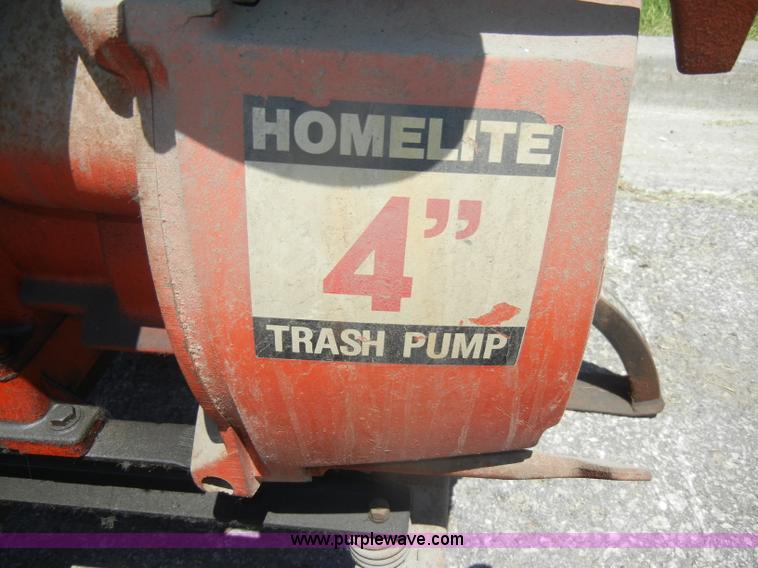 image for item K9247 Homelite 4" trash pump