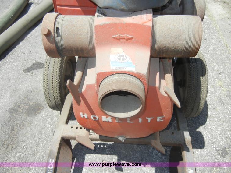 image for item K9247 Homelite 4" trash pump